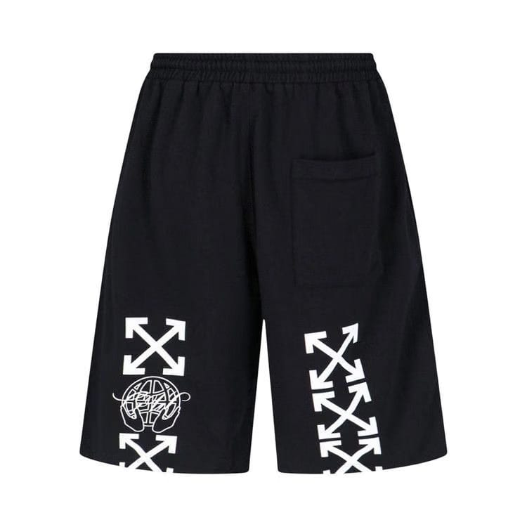 Off-White Exactly The Opposite Arrow Skate Sweatshorts Black
