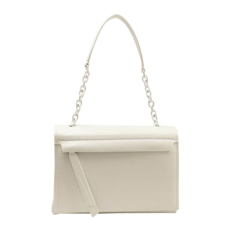 Off-White Diag Embossed Medium Bag White