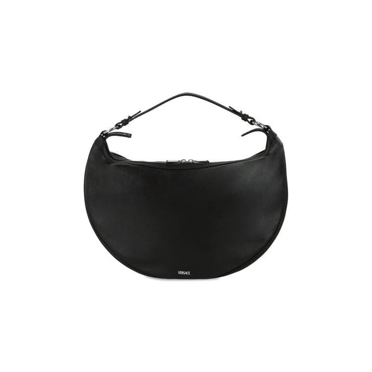 Versace Repeat Hobo Bag Black/Palladium
