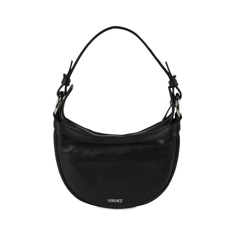 Versace Mini Repeat Shoulder Bag Black/Palladium