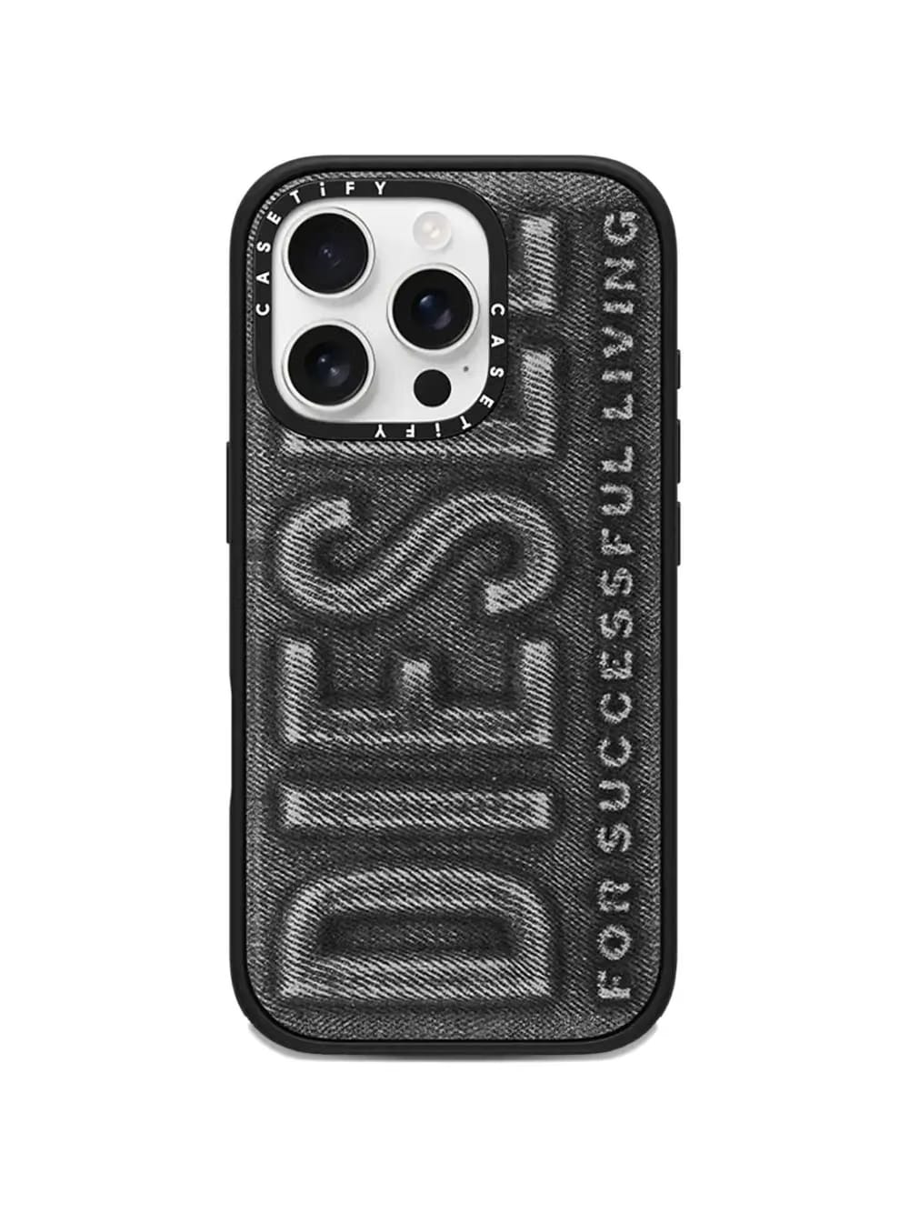 x CASETiFY denim-effect iPhone 16 Pro case