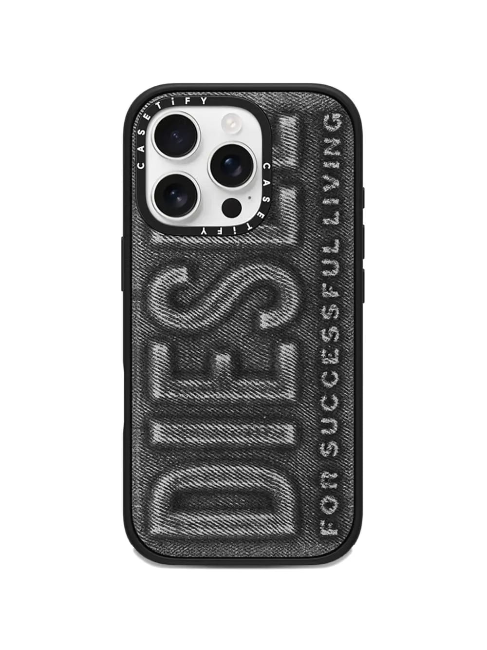 x CASETiFY denim-effect iPhone 16 Pro case
