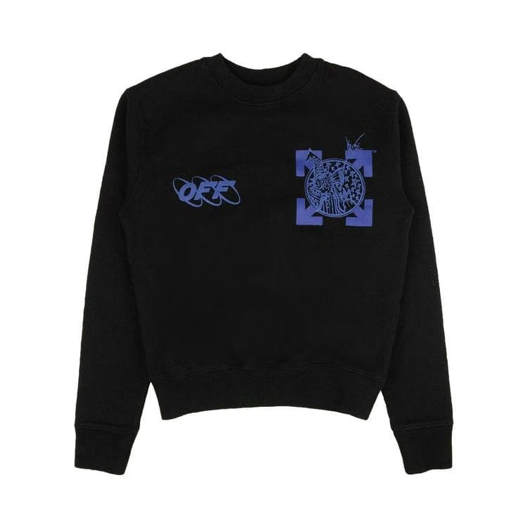Off-White Graphic Print Sweatshirt Black