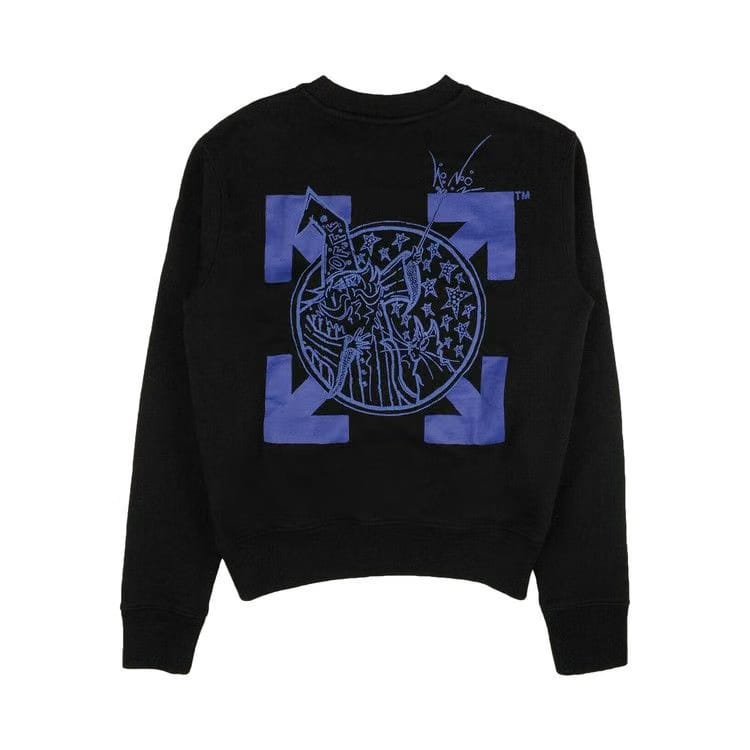Off-White Graphic Print Sweatshirt Black