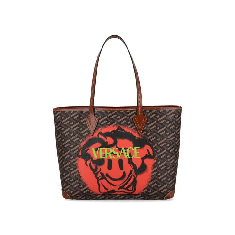 Versace La Greca Smile Tote Bag Multicolor