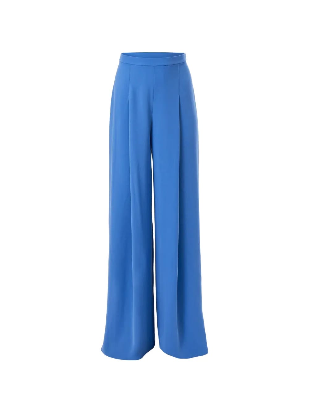 high-waist pleated wide-leg pants