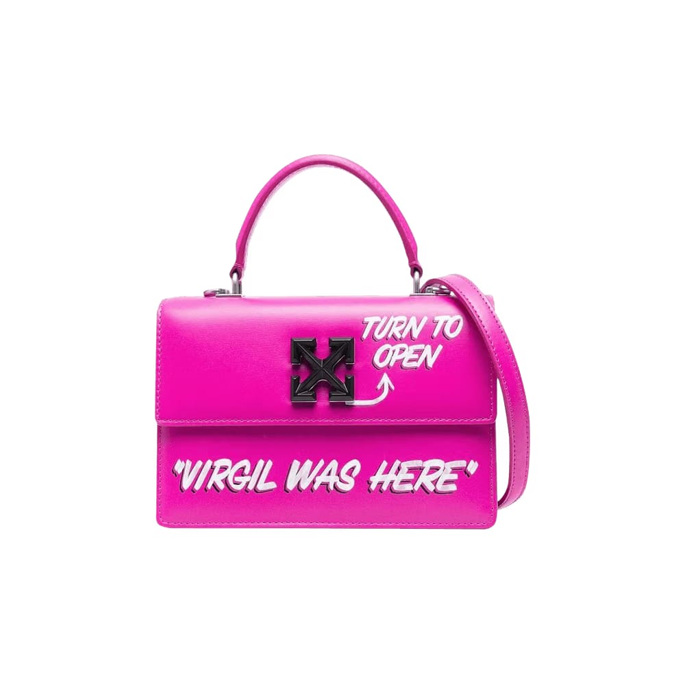 Off-White Jitney 1.4 Tote Bag Pink