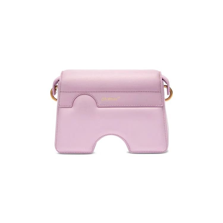 Off-White Logo-Print Shoulder Bag Lilac