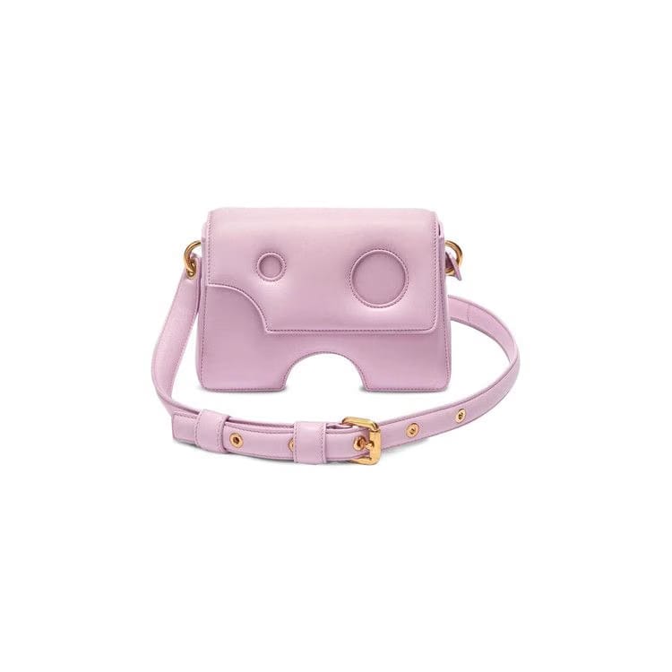 Off-White Logo-Print Shoulder Bag Lilac