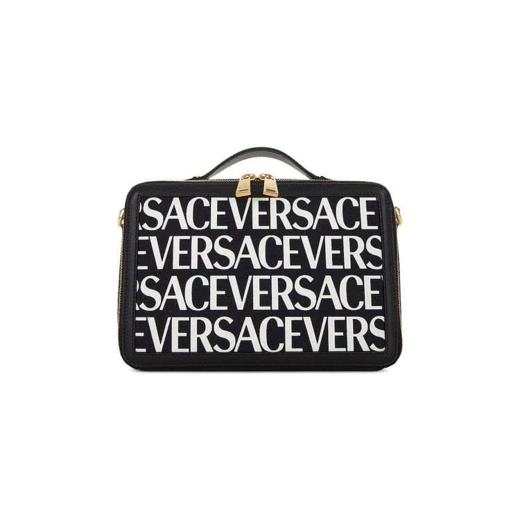 Versace Messenger Bag Black/White/Versace Gold