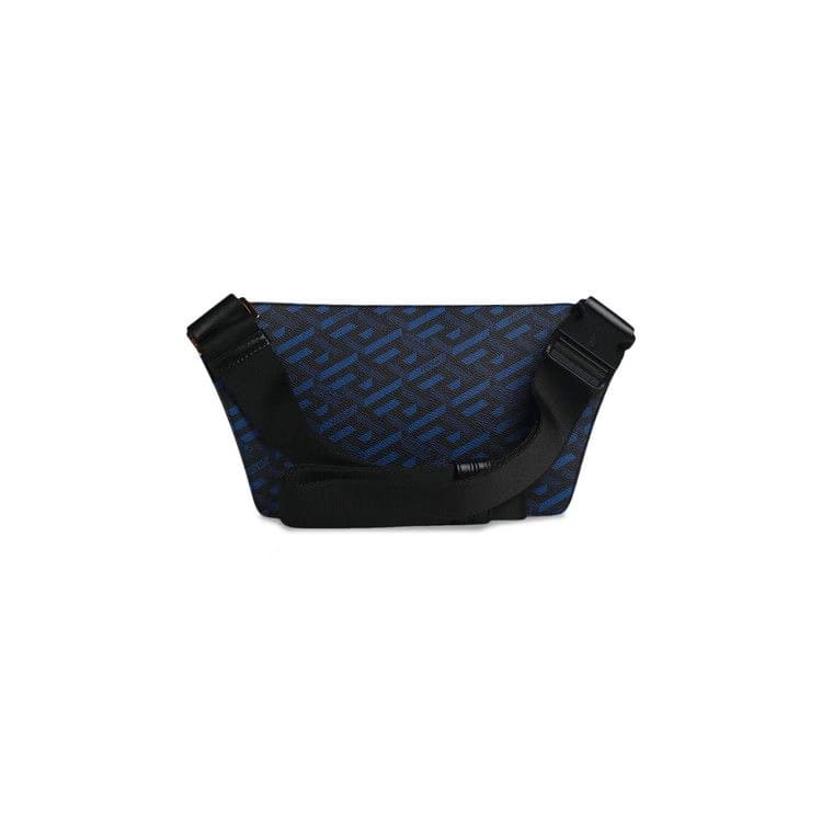 Versace La Greca Signature Belt Bag Blue