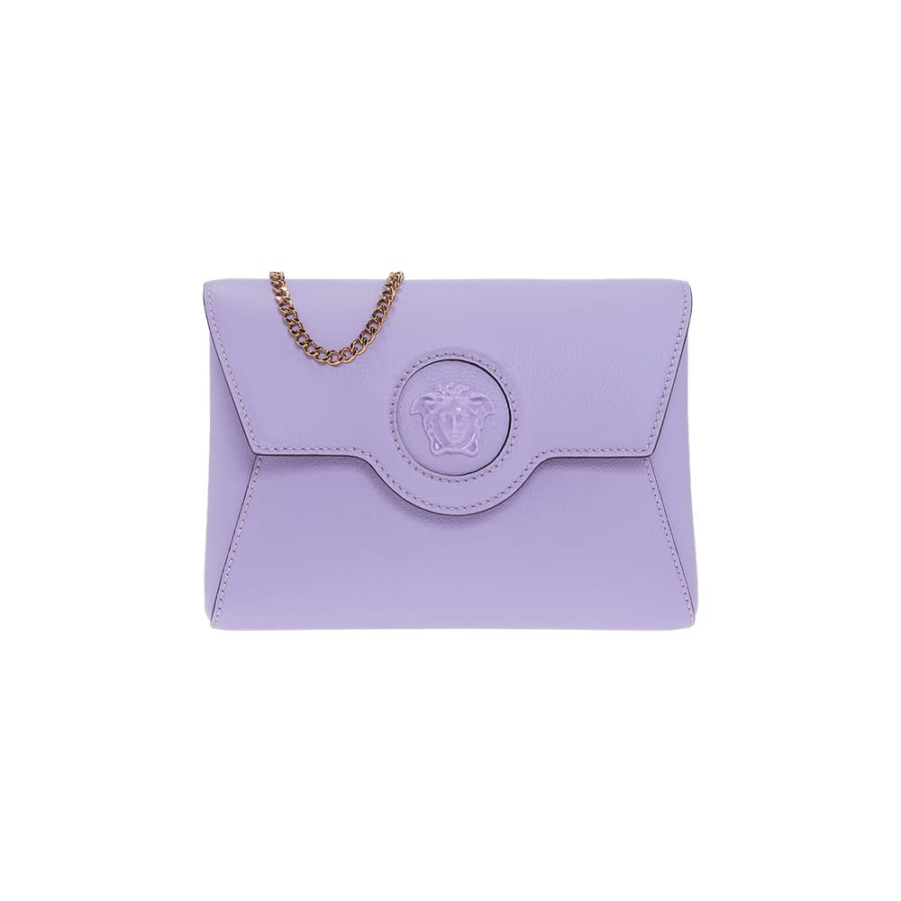 Versace La Medusa Clutch Lilac/Versace Gold