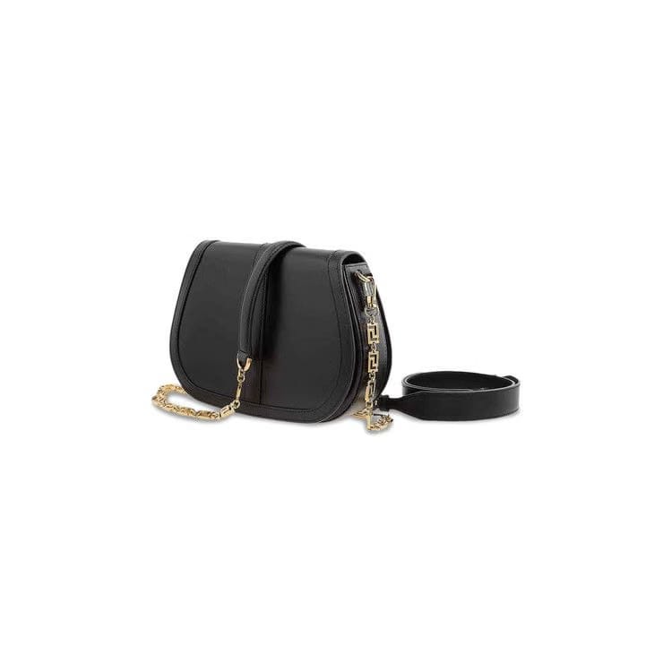Versace Greca Goddess Shoulder Bag Black