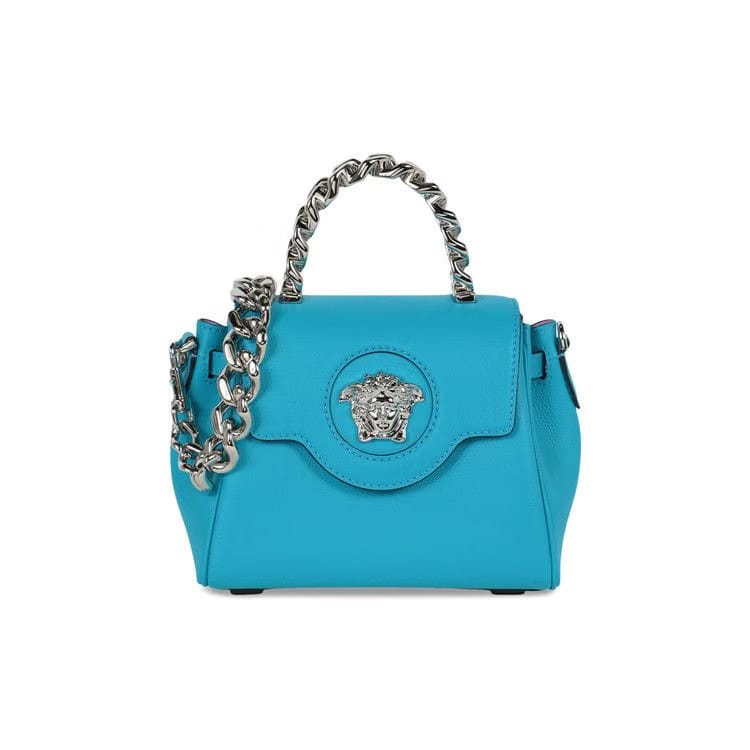 Versace La Medusa Small Handbag Blue