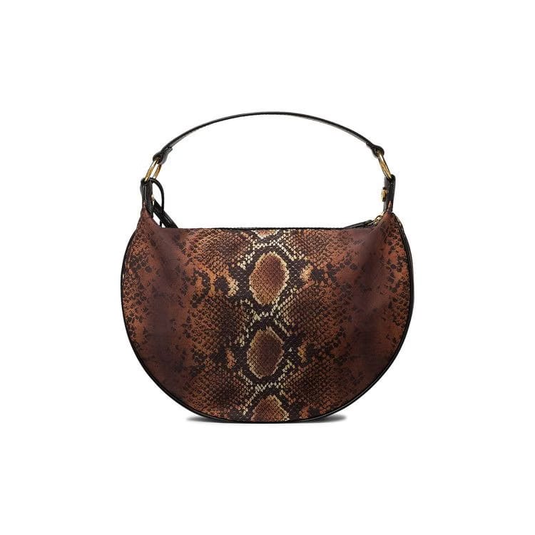 Versace Mixed Print Hobo Bag Black/Multicolor/Versace