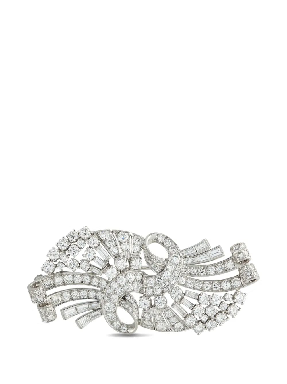 diamond embellished brooch
