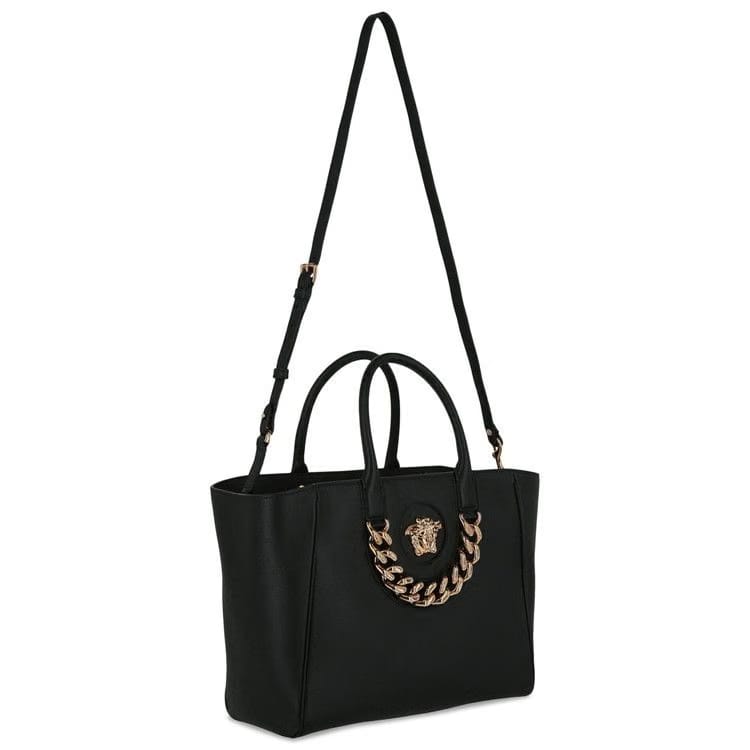 Versace La Medusa Medium Tote Bag Black