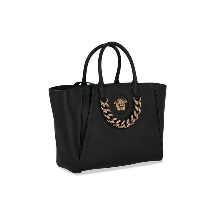 Versace La Medusa Medium Tote Bag Black