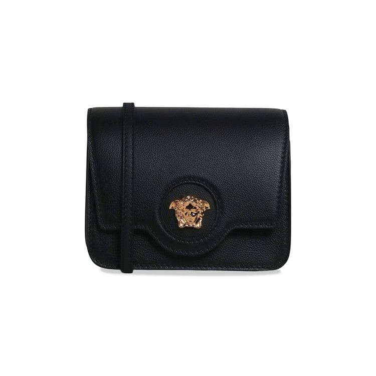 Versace La Medusa Shoulder Bag Black