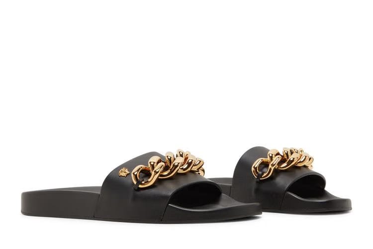 Versace Wmns Slide Chain - Black