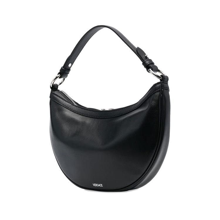 Versace Small Repeat Shoulder Bag Black Palladium