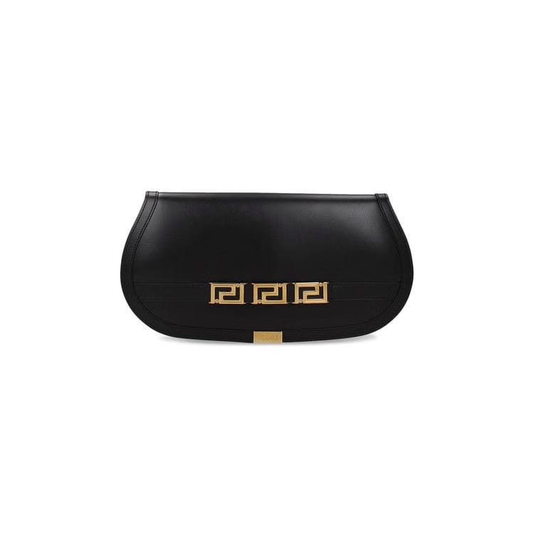 Versace Goddess Clutch Bag Black