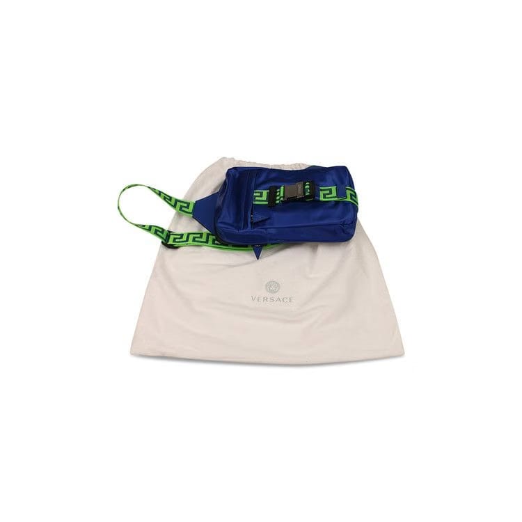 Versace Nylon Crossbody Bag Blue