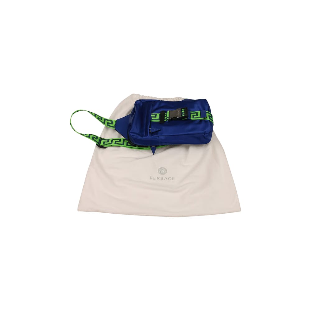 Versace Nylon Crossbody Bag Blue