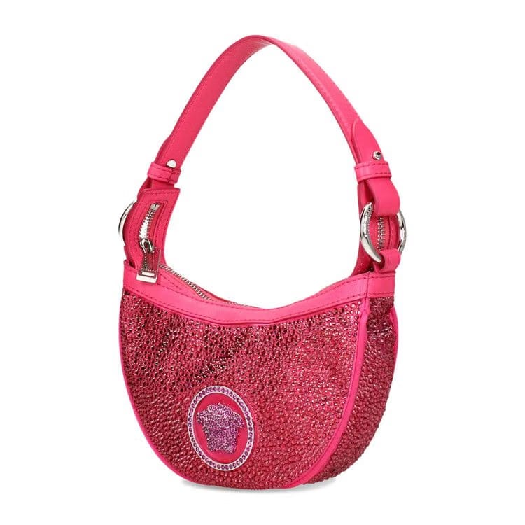 Versace Swarovski Crystal Bag Pink