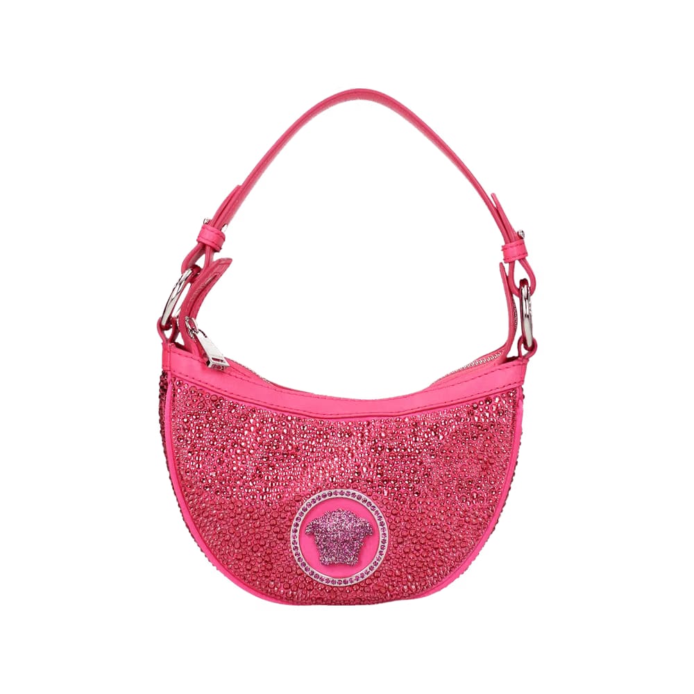 Versace Swarovski Crystal Bag Pink