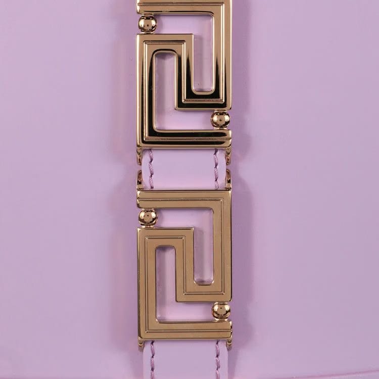 Versace Greca Goddess Small Shoulder Bag Violet