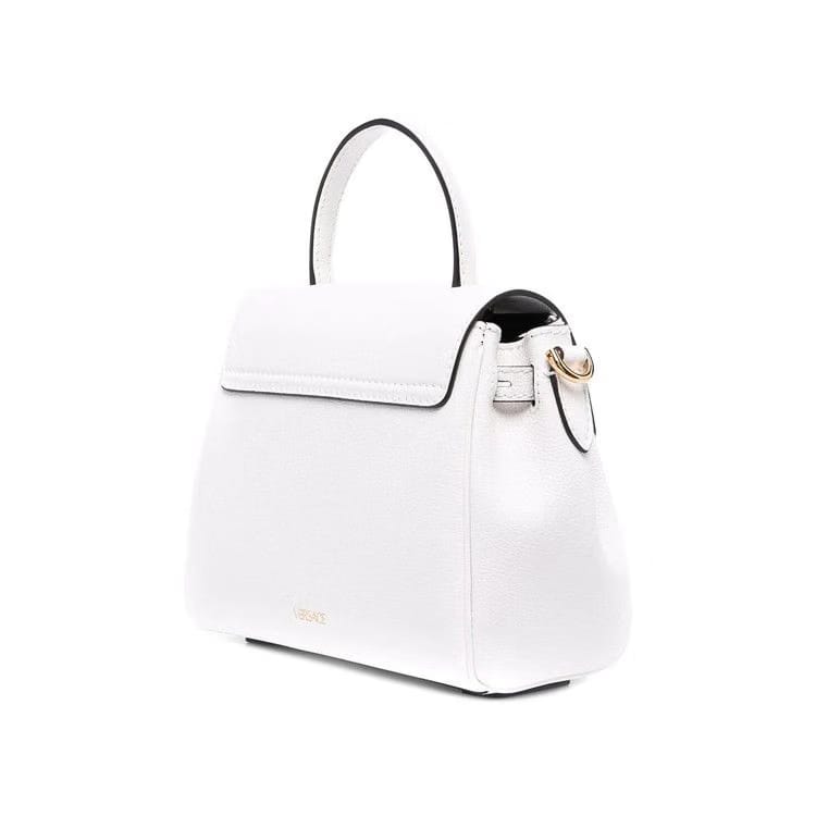 Versace La Medusa Small Handbag Optical White/Versace Gold