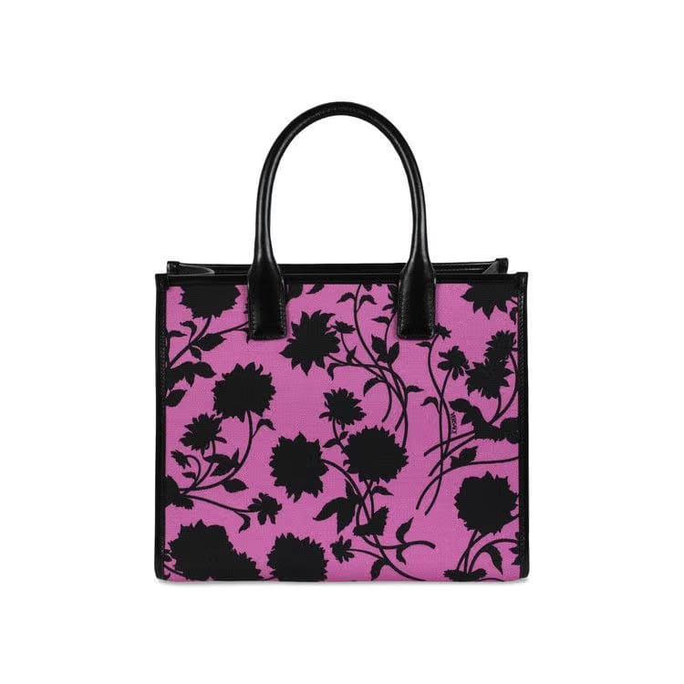 Versace Printed Fabric Tote Bag Black