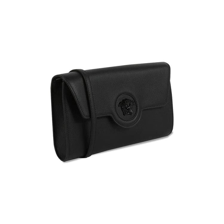 Versace La Medusa Crossbody Bag Black Gold