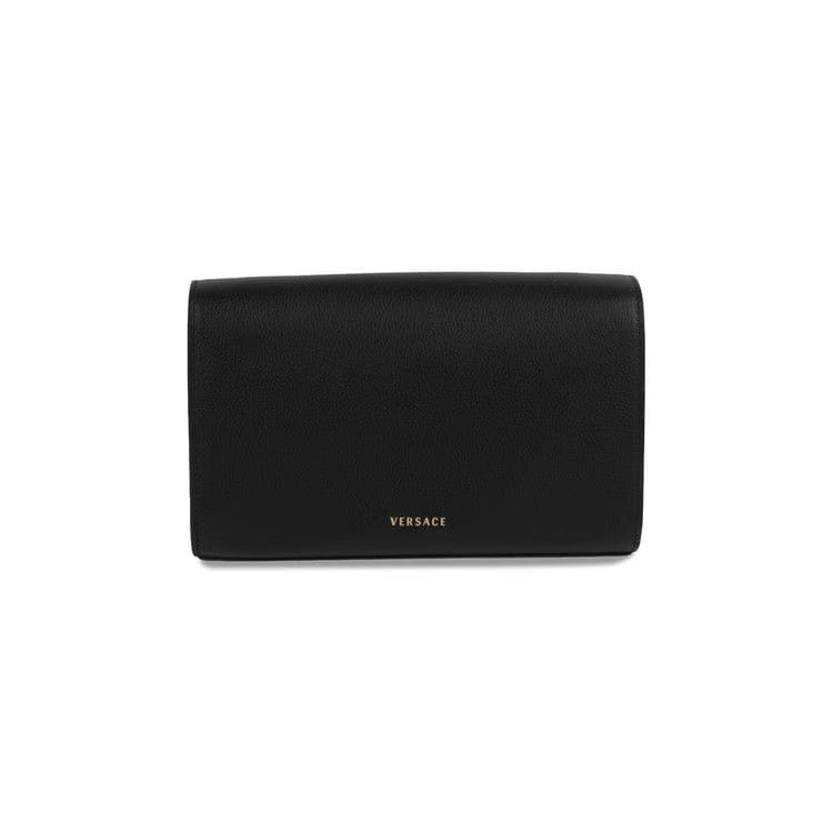 Versace La Medusa Crossbody Bag Black Gold