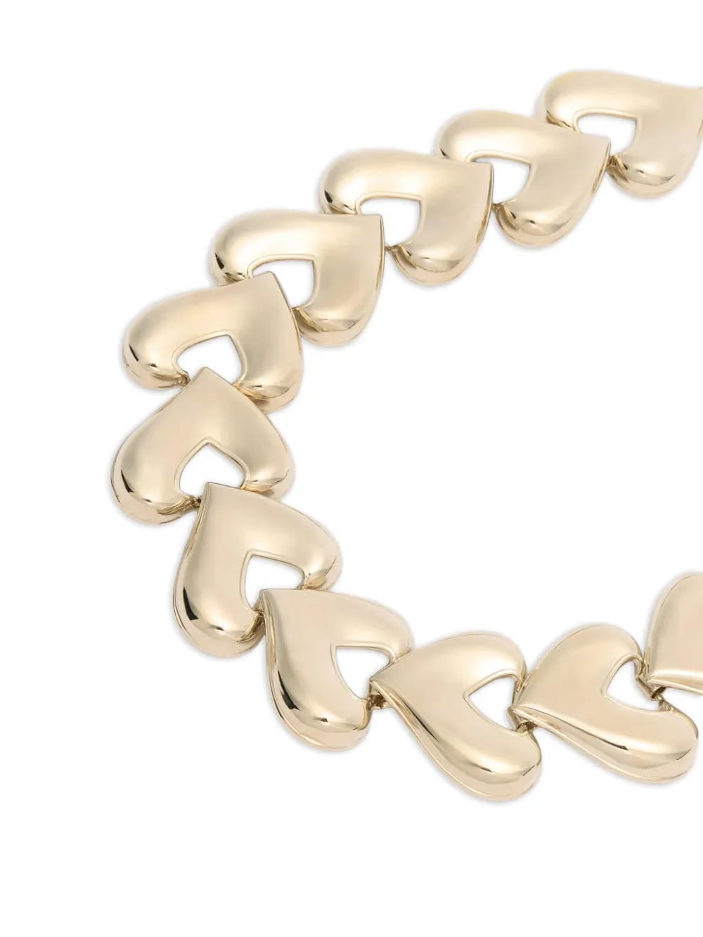 heart-links necklace