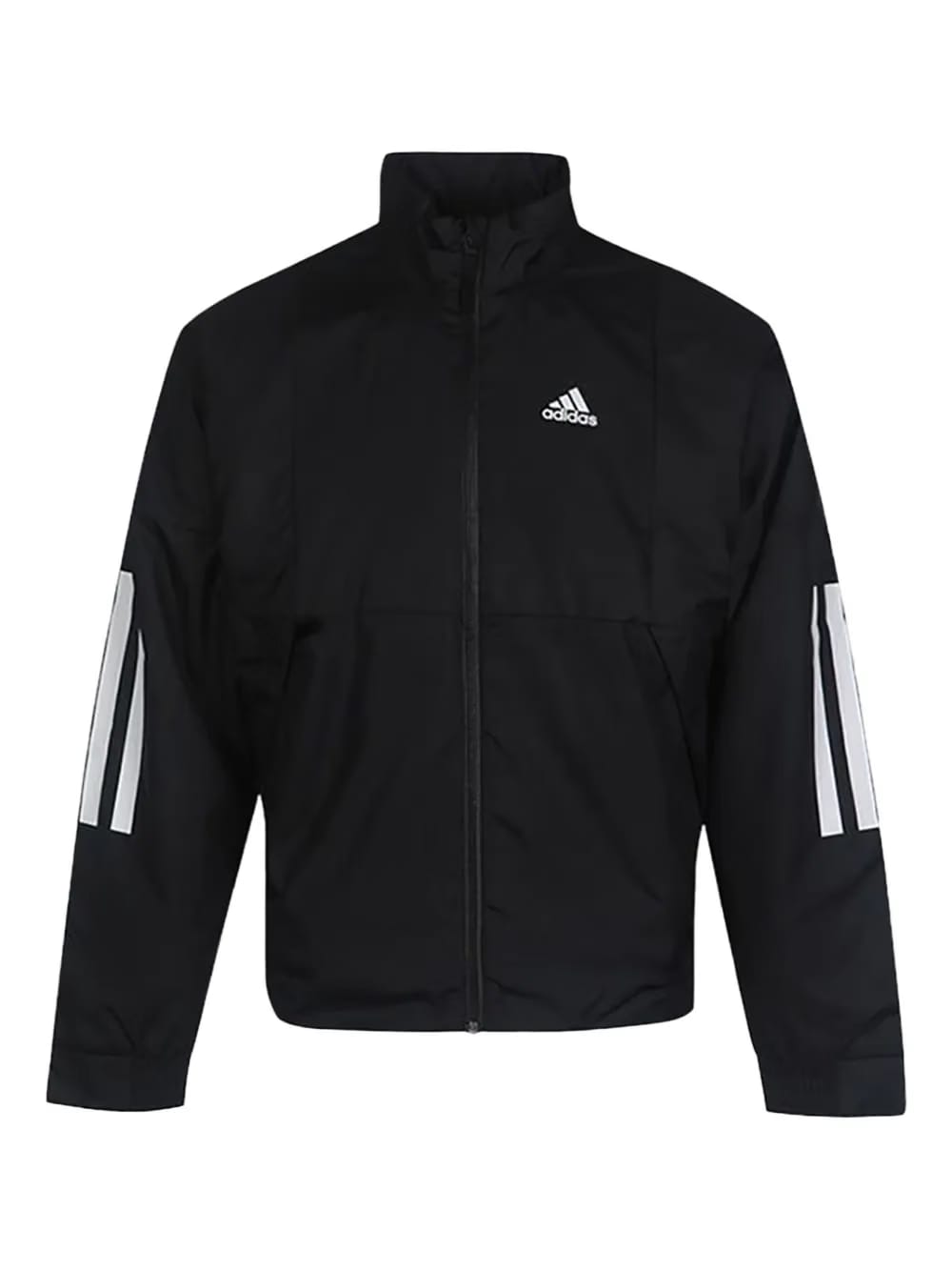 high-neck lightweight jacket