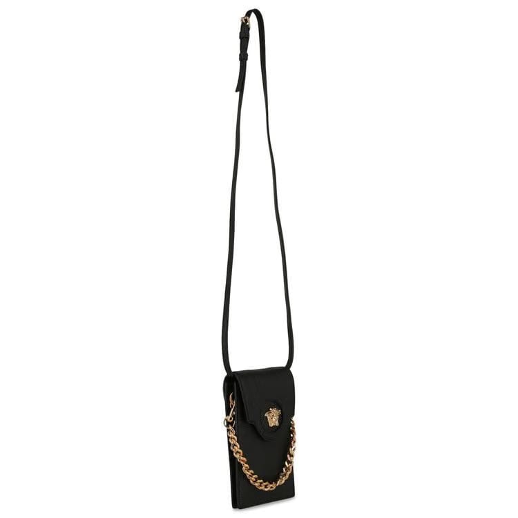 Versace La Medusa Phone Holder Mini Bag Black/Versace Gold