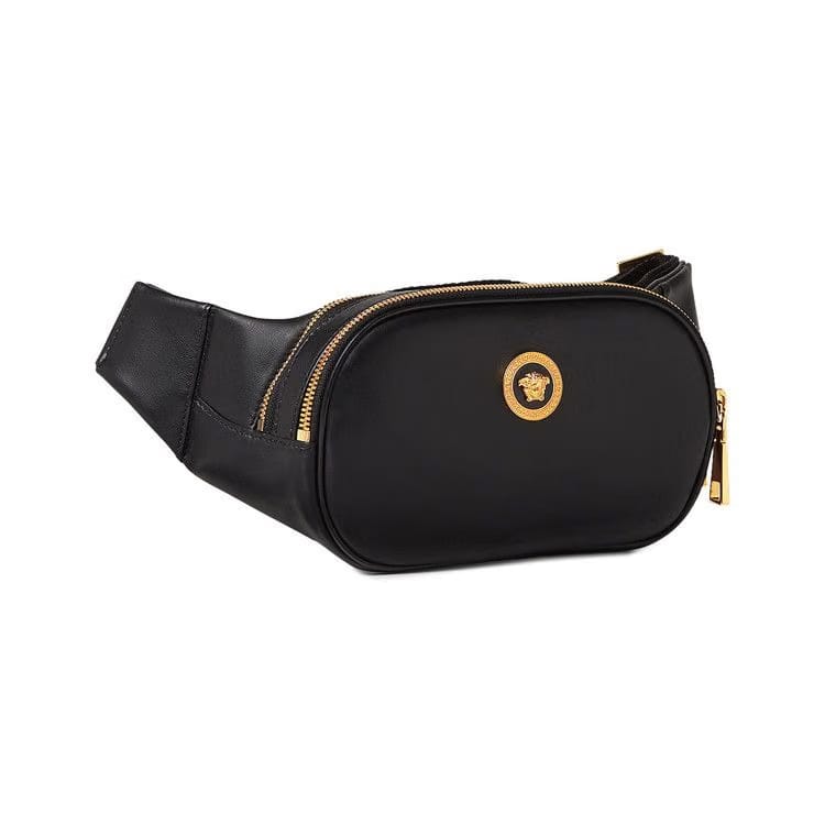Versace Medusa Icon Belt Bag Black/Warm Gold