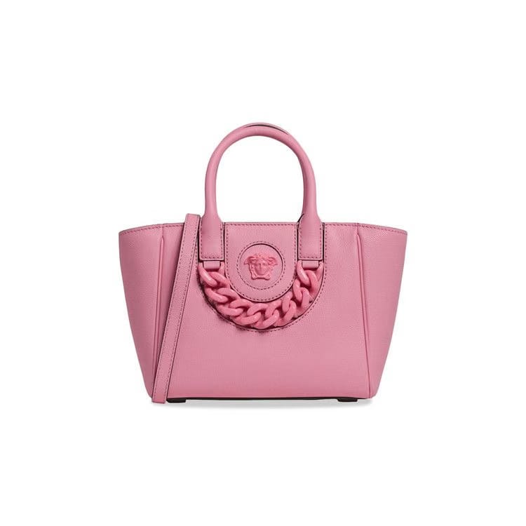 Versace La Medusa Small Tote Bag Pink