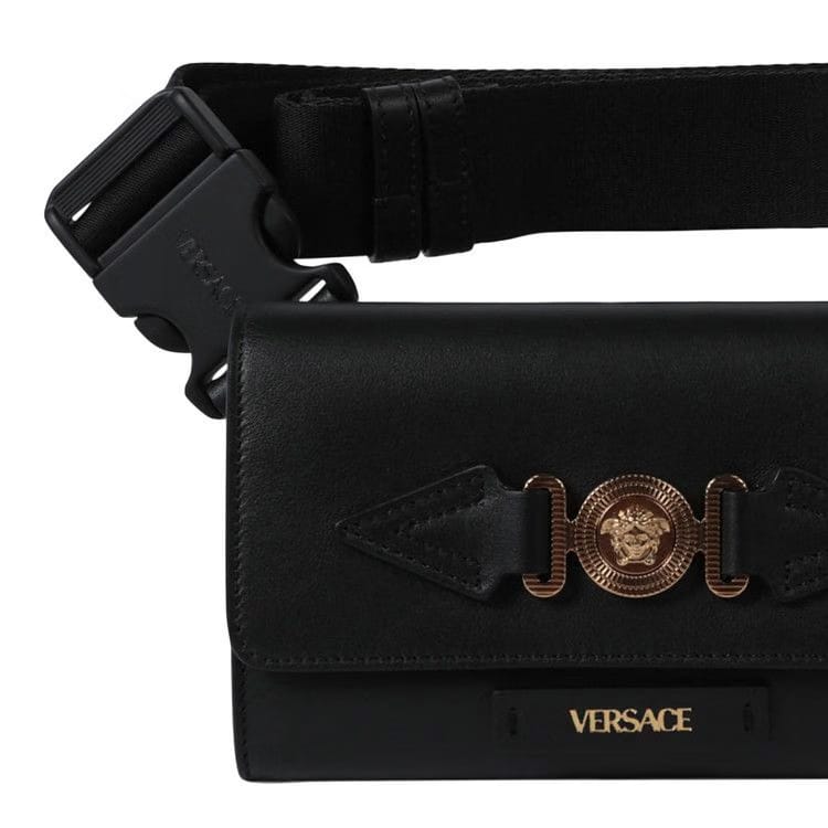 Versace Medusa Biggie Belt Bag Black