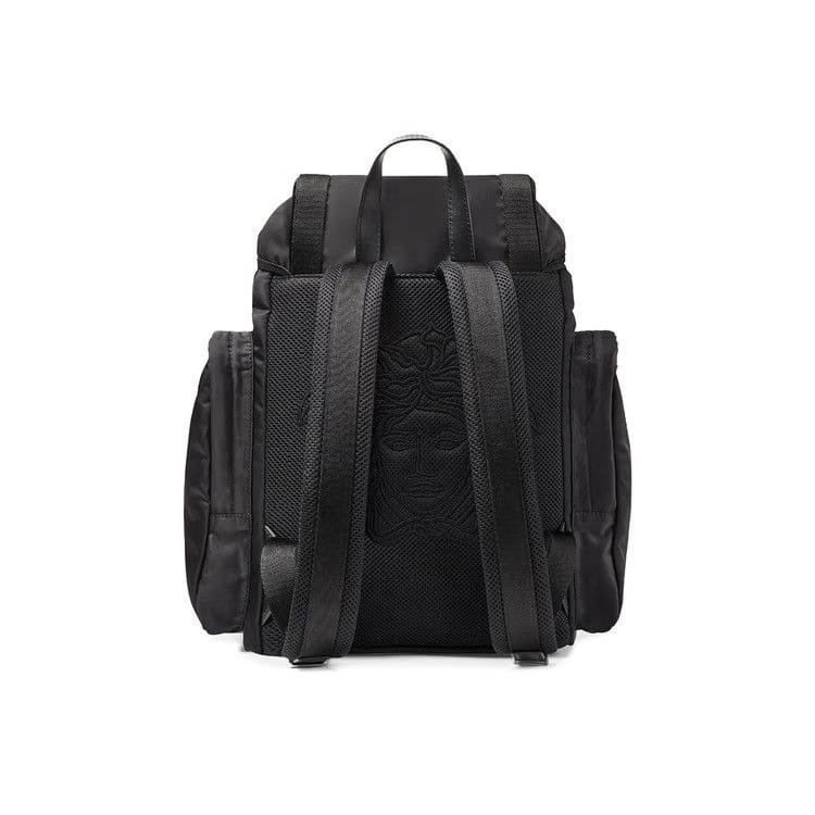 Versace La Medusa Baroccoflage Print Backpack Black