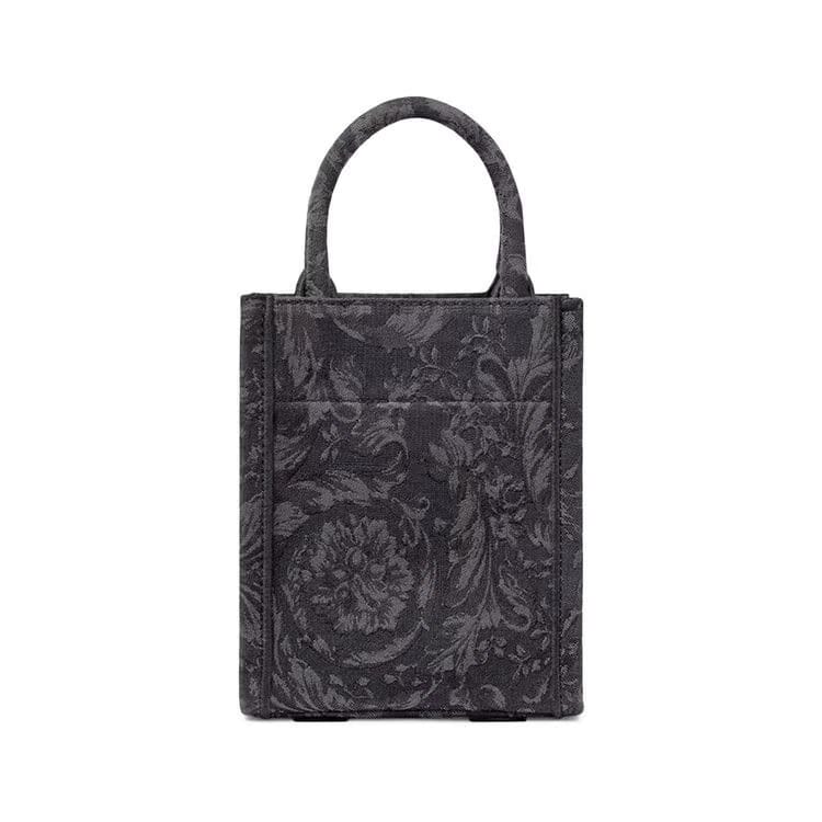 Versace Barocco Athena Mini Tote Bag Black