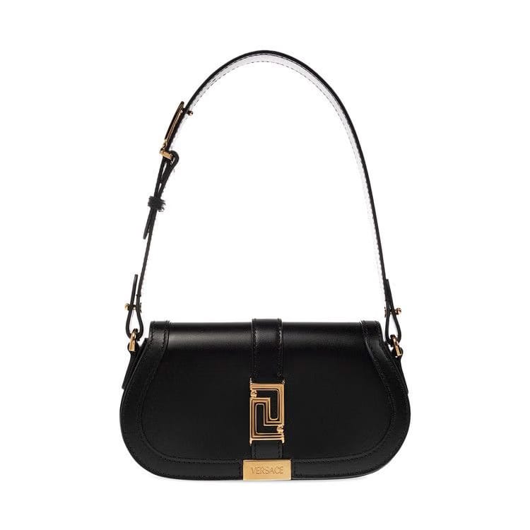 Versace Greca Goddess Mini Shoulder Bag Black/Versace Gold