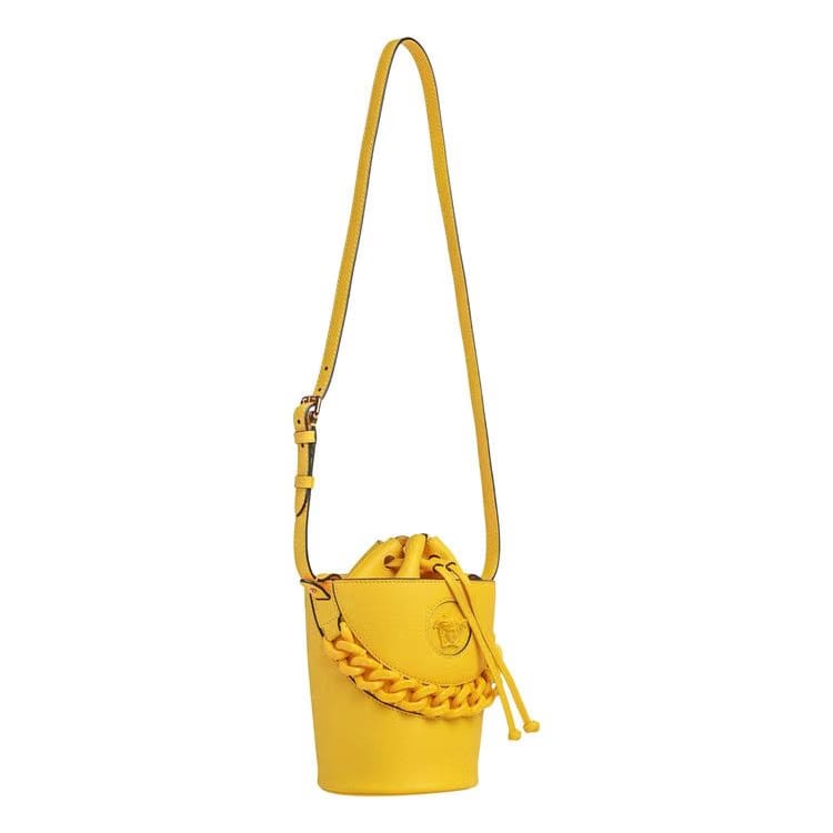 Versace La Medusa Bucket Bag Yellow