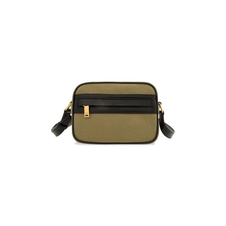 Saint Laurent Camp Small Camera Bag Fern/Black