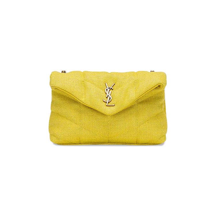 Saint Laurent Puffer Toy Bag Lemon Pie