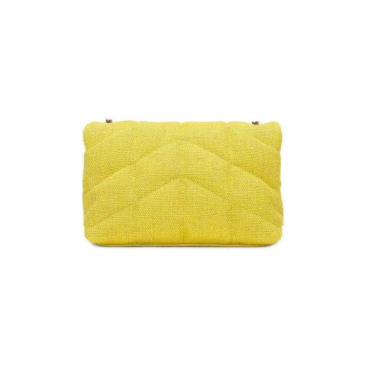Saint Laurent Puffer Toy Bag Lemon Pie
