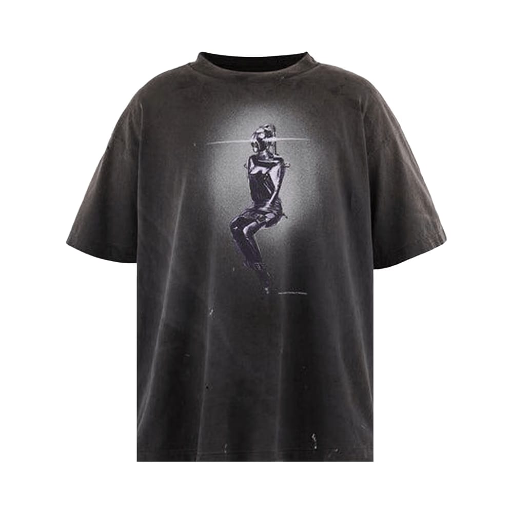 SAINT Mxxxxxx Mask Srym Shorts Sleeve T-Shirt Black