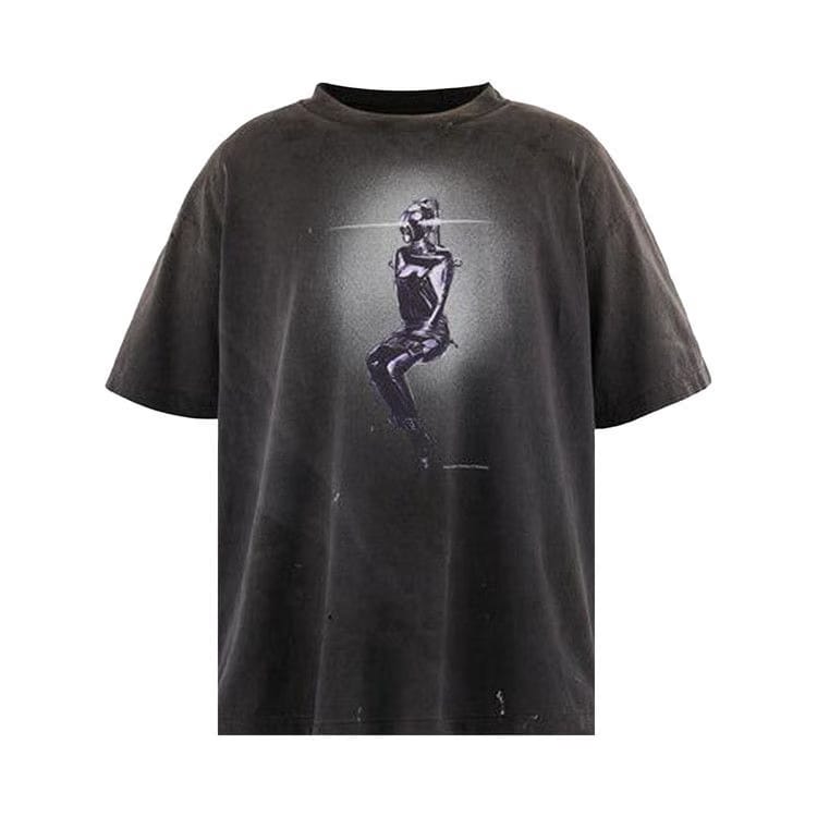 SAINT Mxxxxxx Mask Srym Shorts Sleeve T-Shirt Black